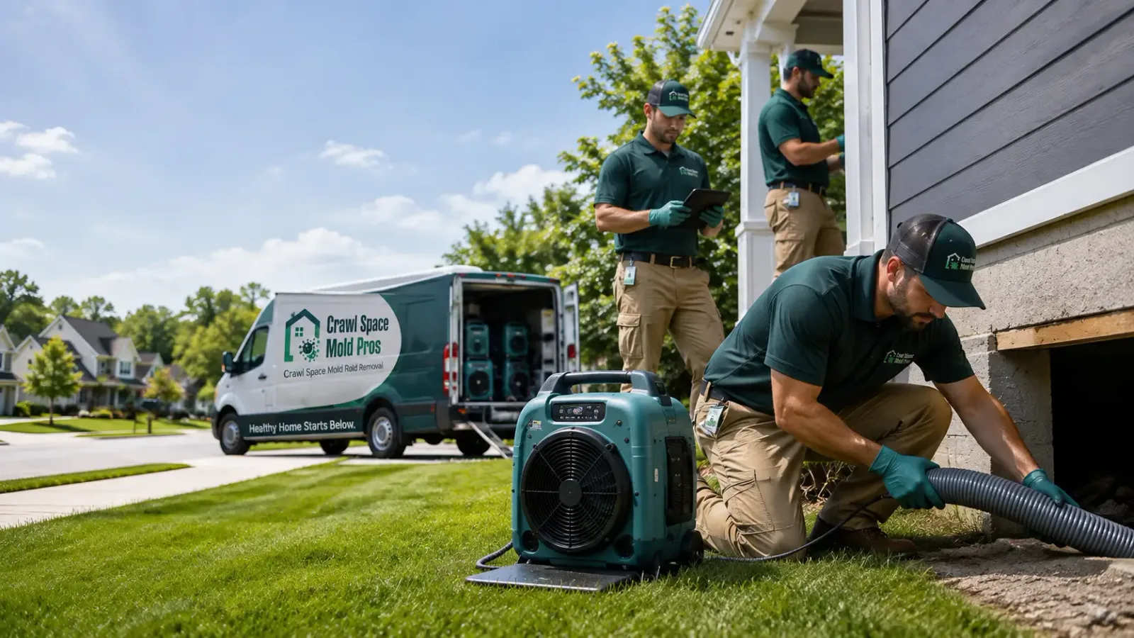 Crawl Space Mold Removal in Hempstead, NY